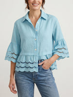Mother’s Day Gift Pick | Soft Vintage Floral Cutout Shirt – Light, Breathable & Made for Her
