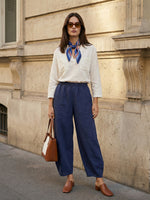 Linen Classic Ankle Pants