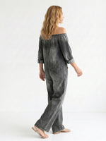 Women’s Fashion Vintage Off-shoulder Long Sleeve Jumpsuit