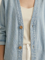Women's Casual Denim Cardigan