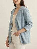 Women's Casual Denim Cardigan