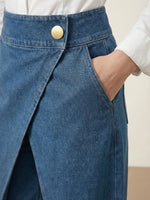 Women's High-waisted Casual Loose-fitting Wide-leg Jeans