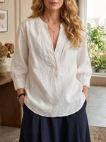 Loose And Cozy 100%linen Shirt