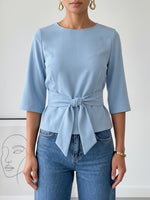 Womens Casual Tie-up Cotton T-shirt