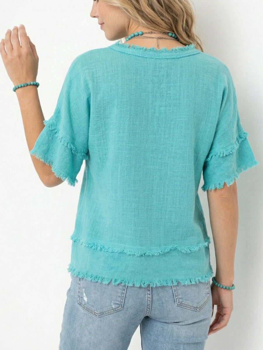 Mother’s Day Vintage Patchwork Cotton Linen Shirt – Soft, Relaxed & Timeless