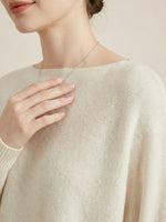 Women's Spring Irregular Shawl Batwing Sleeve Loose Sweater
