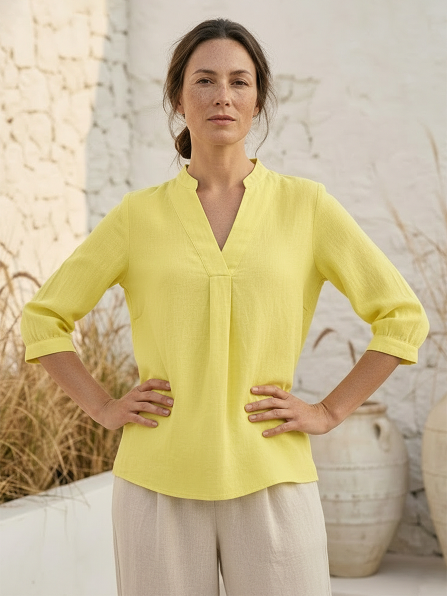 Women's Linen Dress Shirt