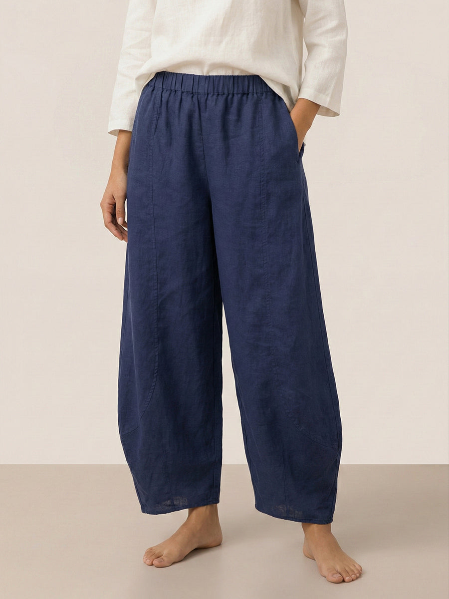 Linen Classic Ankle Pants