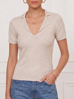 Cozy & Casual Collared Knit Top