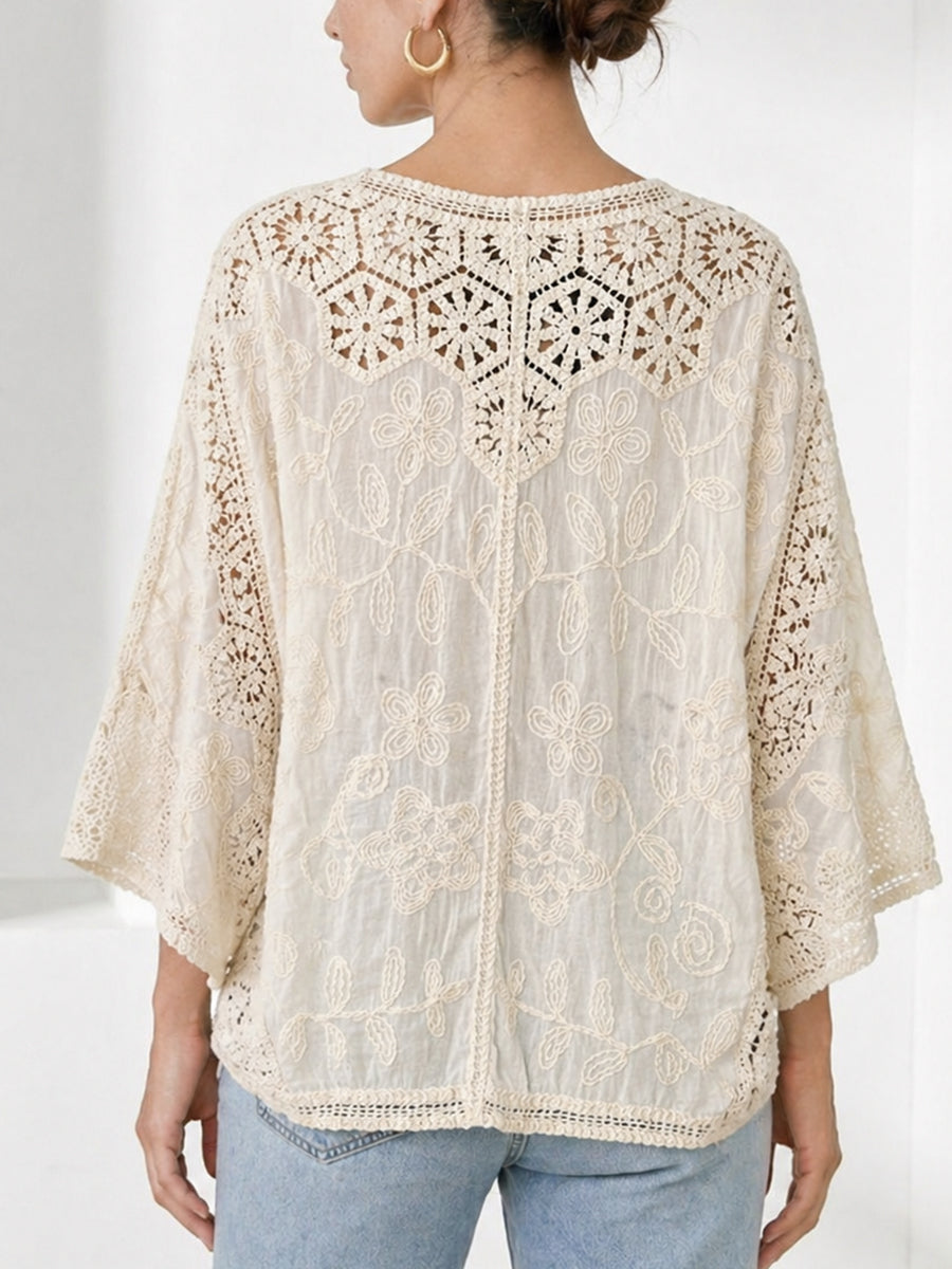 Lightweight Oversized Crochet Cardigan for Women Breathable Summer Sun Protection Layer