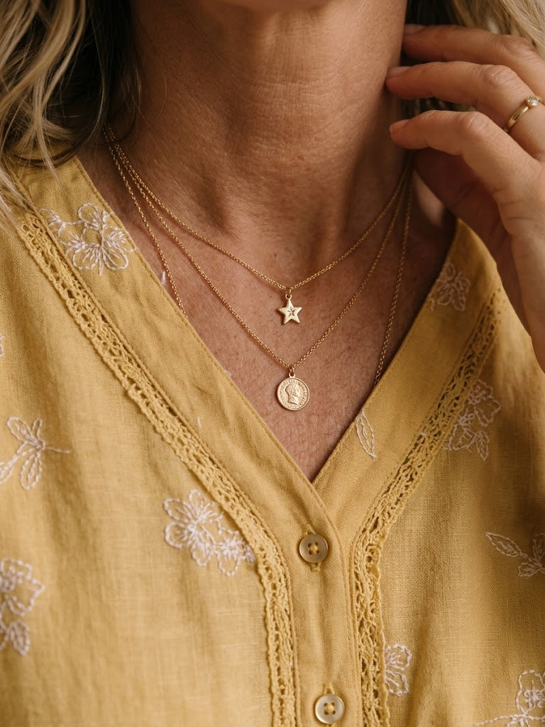 Casual Embroidered Linen And Cotton Shirt