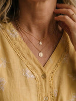Casual Embroidered Linen And Cotton Shirt