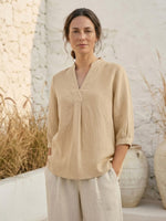 Women's Linen Dress Shirt