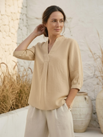 Women's Linen Dress Shirt