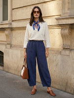 Linen Classic Ankle Pants