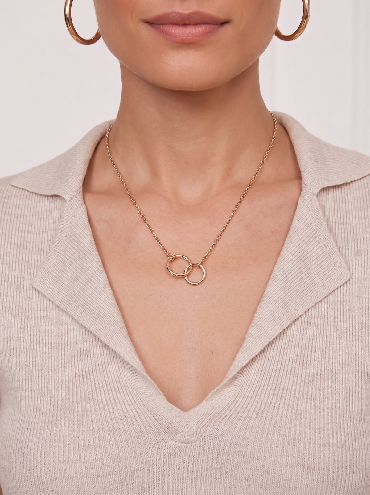 Cozy & Casual Collared Knit Top